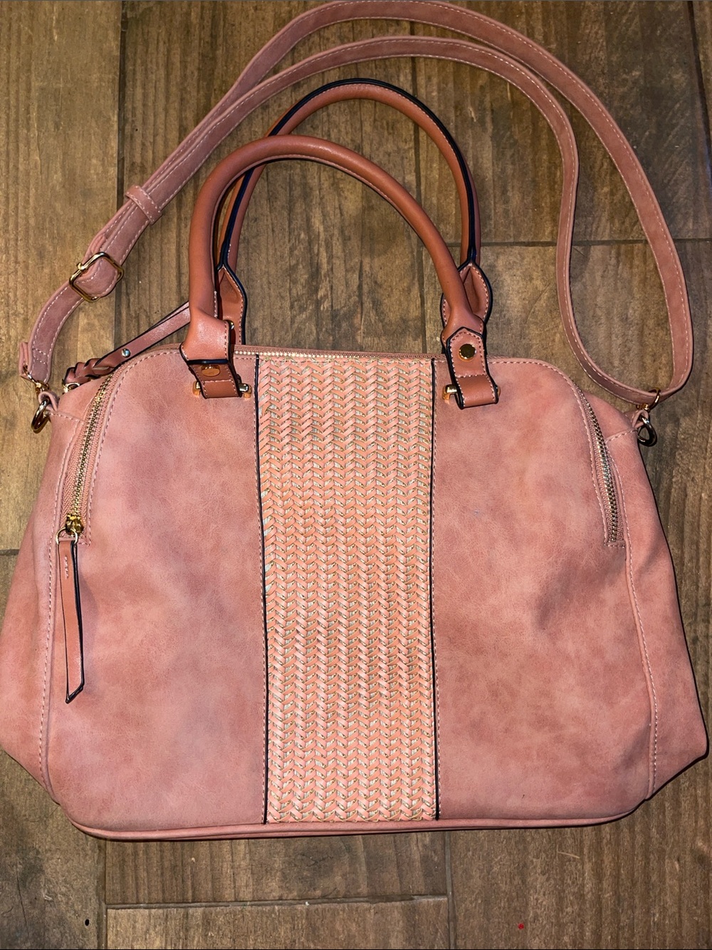 Stylish Pink Women's Satchel Handbag